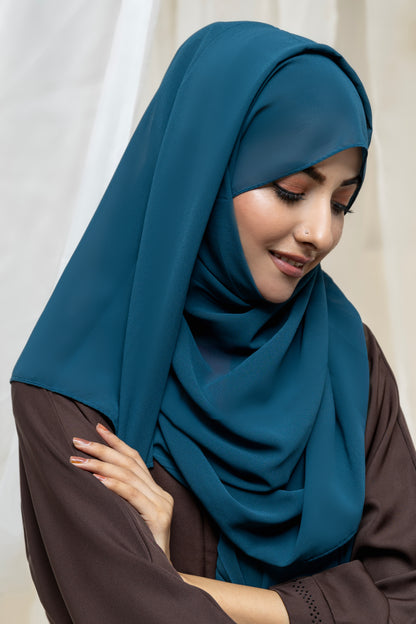 Plain Gerogette Hijab