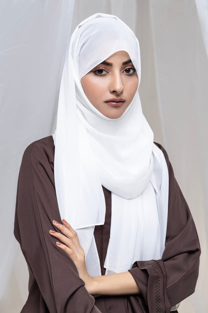 Plain Gerogette Hijab