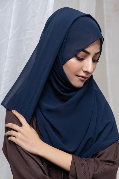 Plain Gerogette Hijab